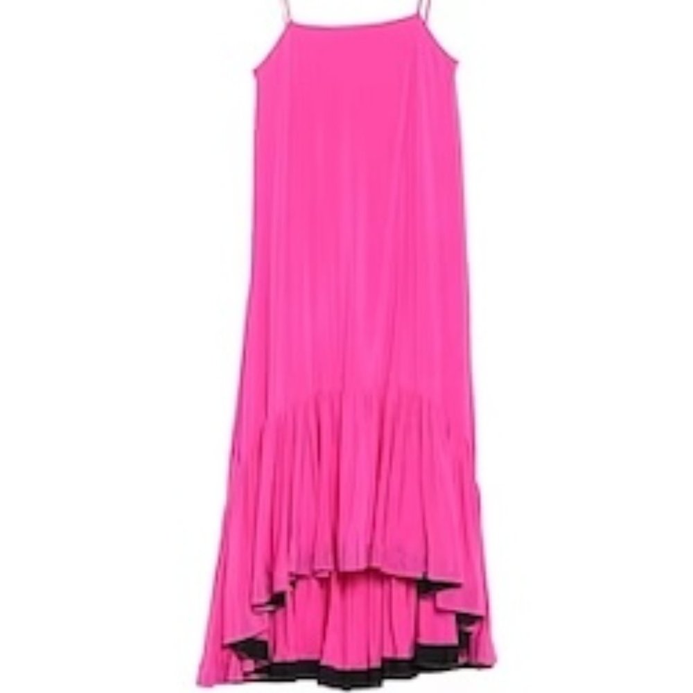 GIANLUCA CAPANNOLO SILK ASYMMETRICAL DRESS WITH PEPLUM HEM